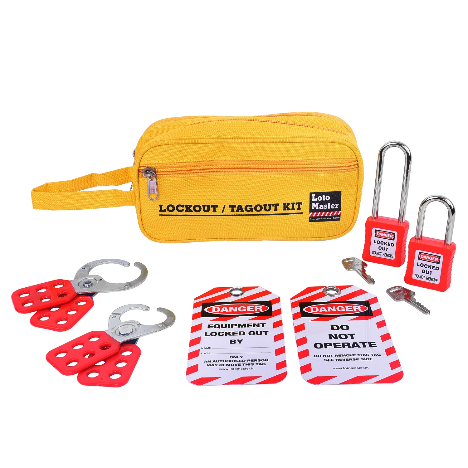 Lockout Pouch Kit, 35 Components | Lockout Safety Supply