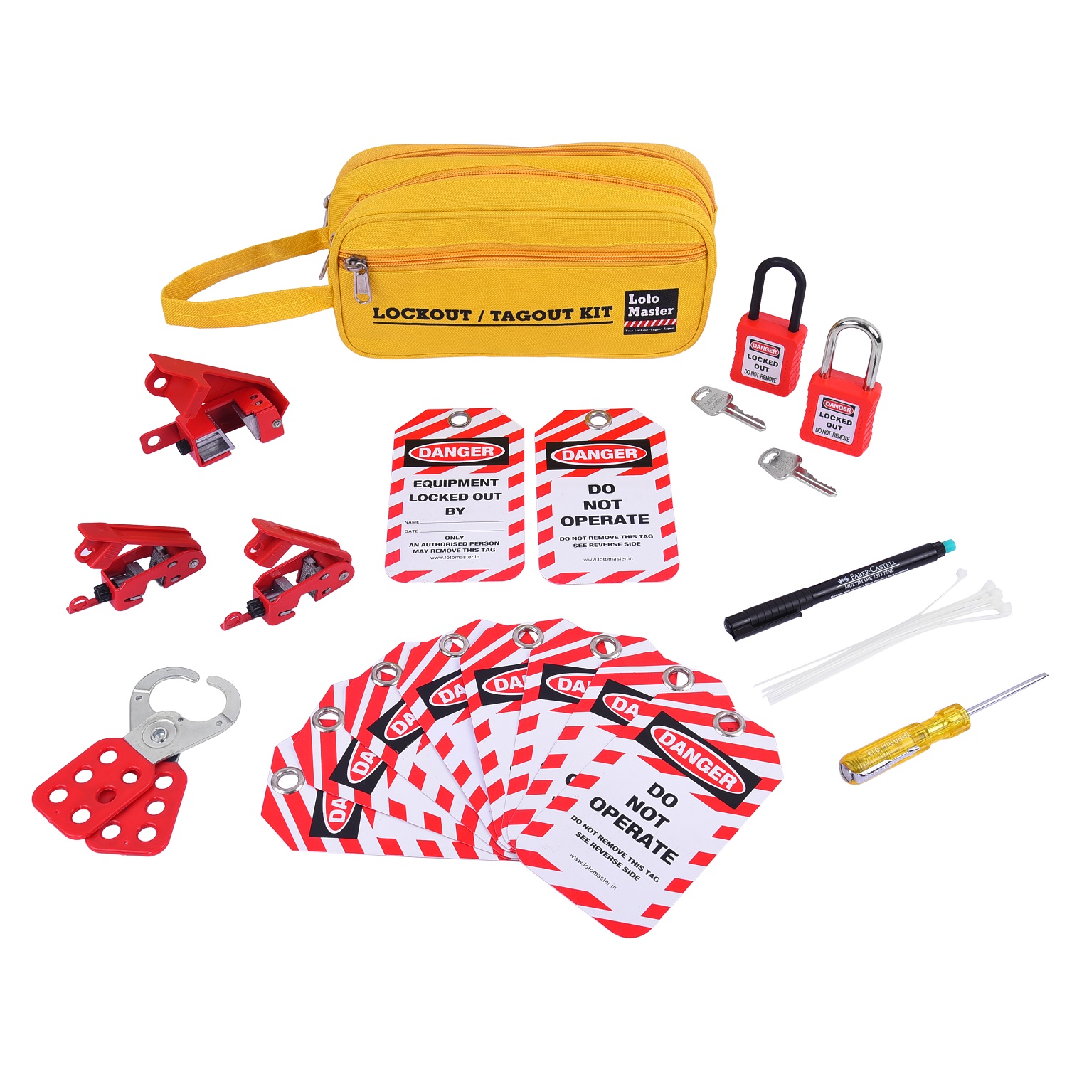 Electrical and Mechanical LOTO Kit - LOTOMASTER